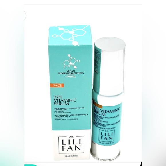 DR LILI FAN VEGAN PROBIOTIC SKINCARE 22% Vitamin C Serum NEW - Picture 1 of 4